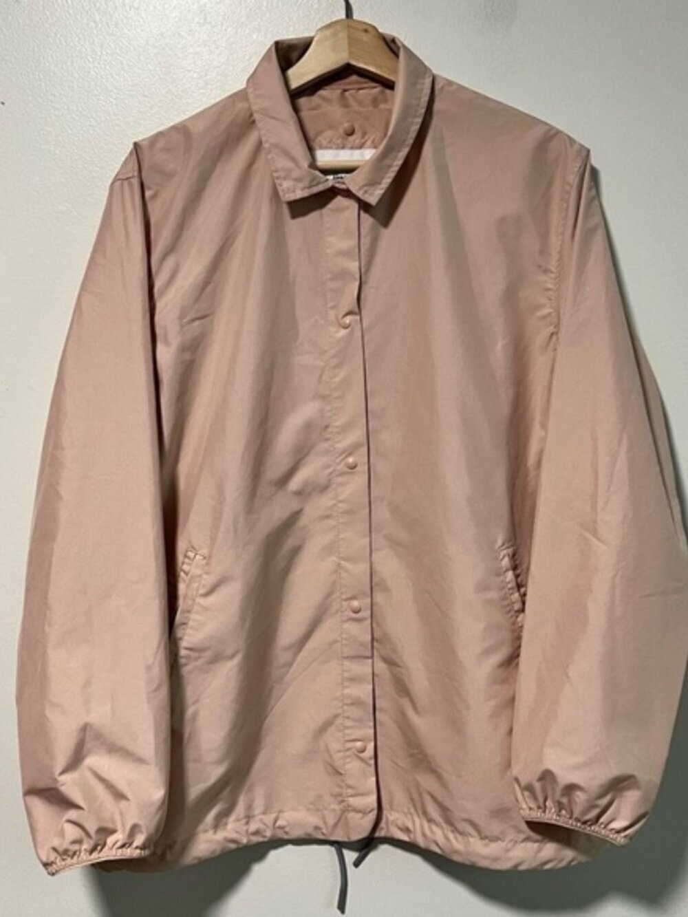Herschel Supply Co. Coach Jacket Pink Women’s Size M Lightweight Snap Button - Picture 2 of 5